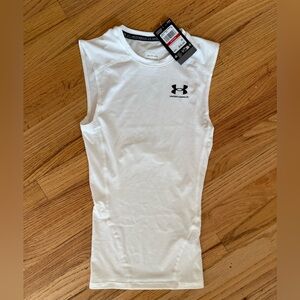 Under Armour White Sleeveless Top NWT XS
